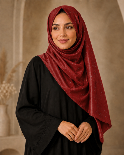 Satin Silk Fancy Hijabs