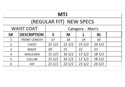 Ash Brown-waistcoat Gents-Brand: M.T.J