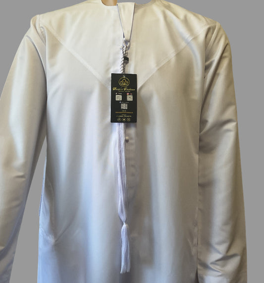 White-Noor’s-Thobe/Jubba-Emirati Style