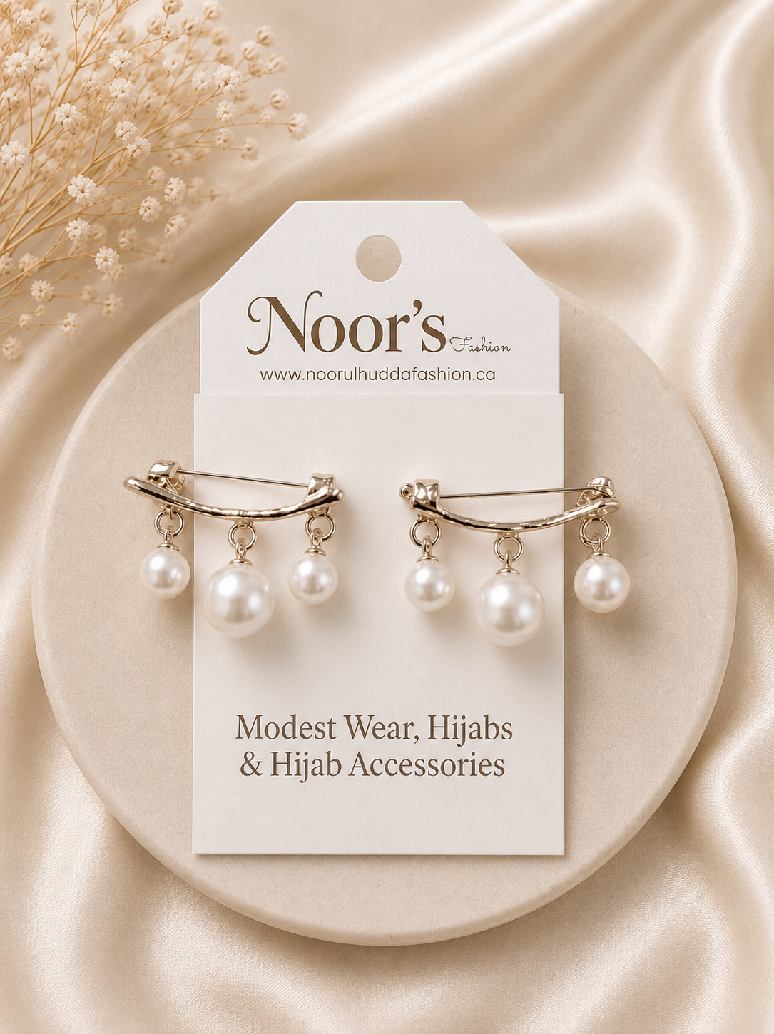 Pearl Brooch Pins