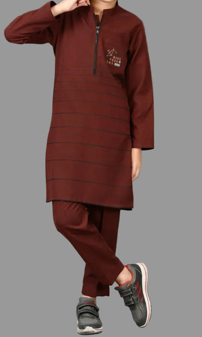 J. Rust Brown-Kids Boys