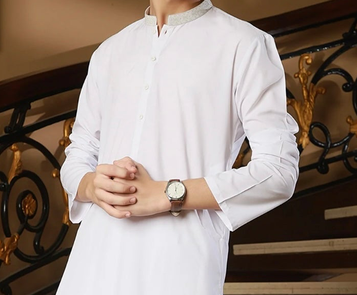 MTJ-White-Kameez Shalwar-Teen Boys
