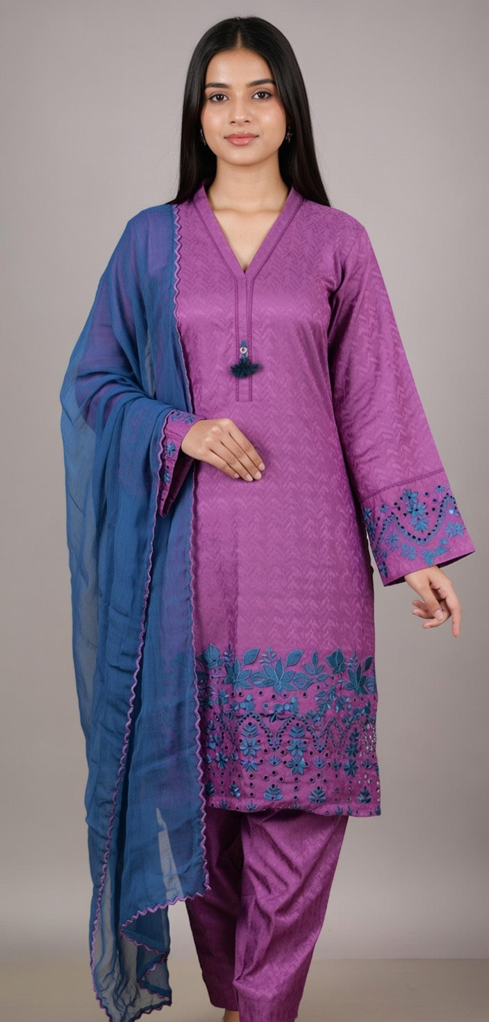 Brand:MTJ-3pc Jacquard