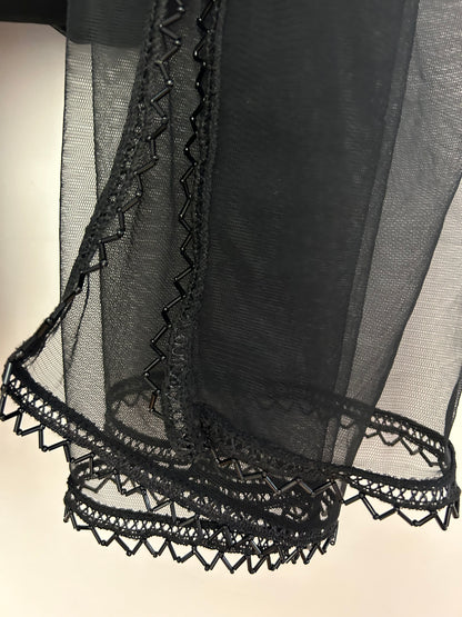 Black Soft Net-Duppata