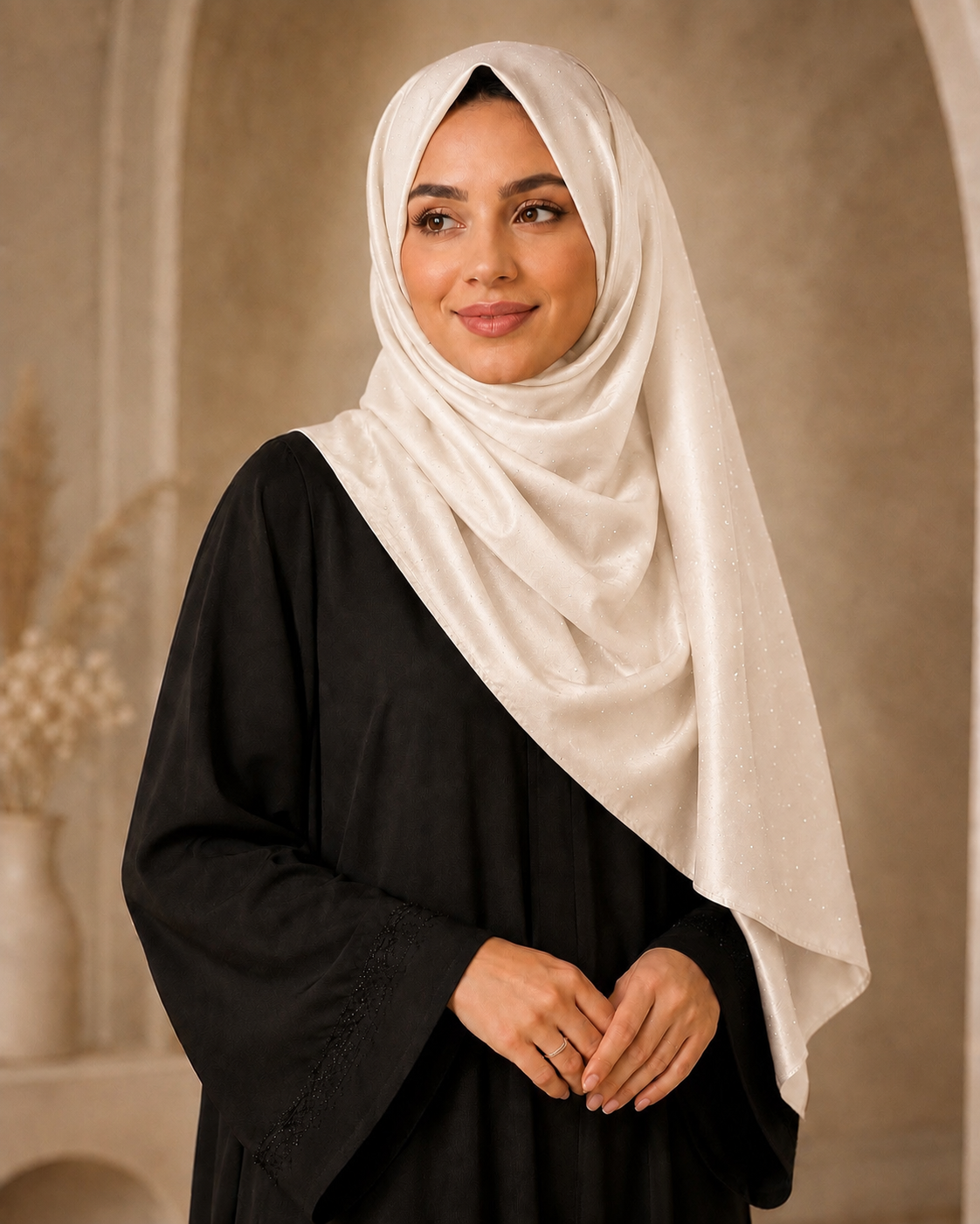 Satin Silk Fancy Hijabs