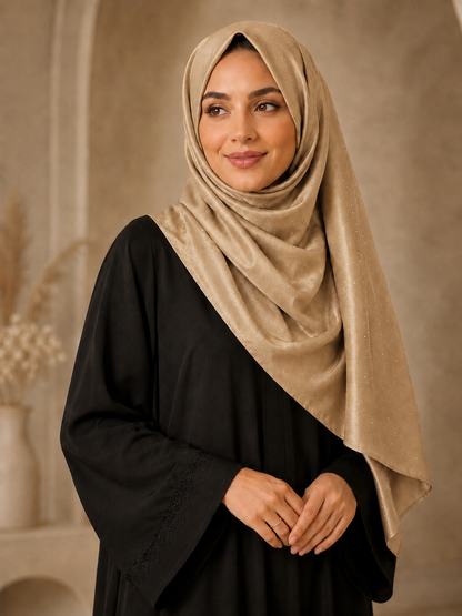 Satin Silk Fancy Hijabs
