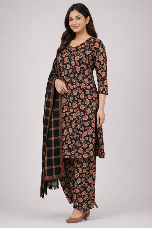 Brand:Gul Ahmed: Printed Cotail-3pc