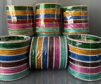Multi Colour-Metal Bangles-Ladies