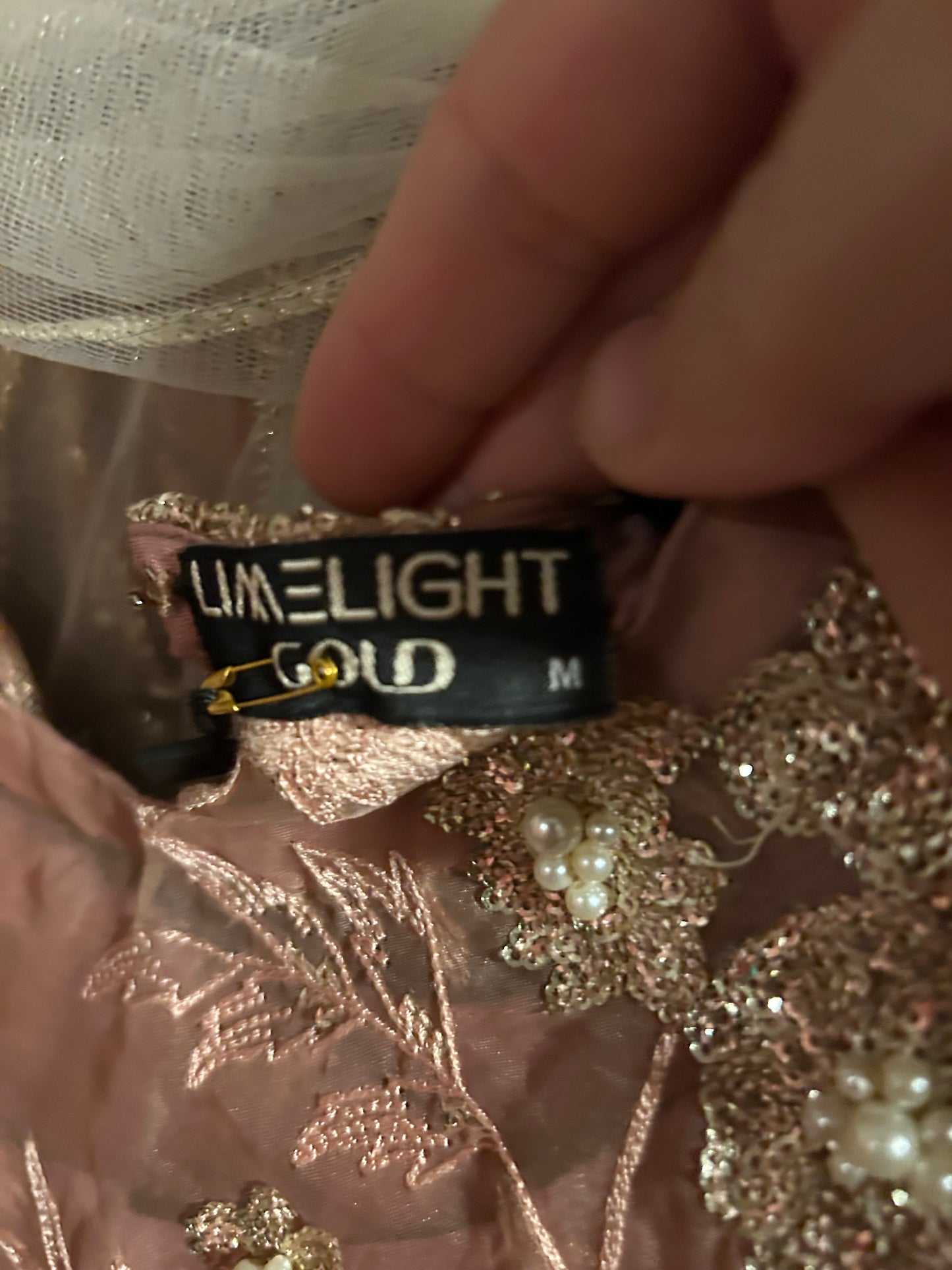 Sapphire-Llight Pink Festive Outfit