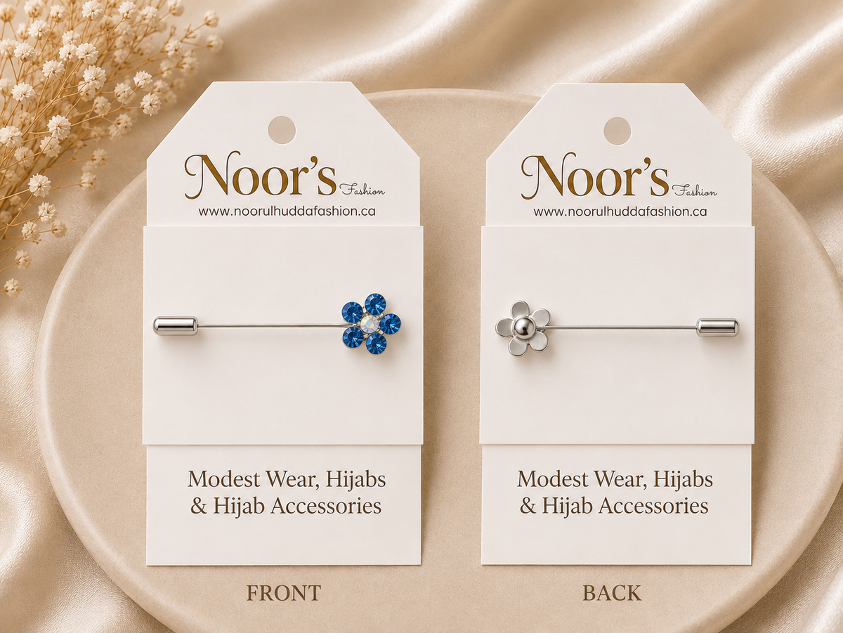 Floral Hijab Pin-1Pc