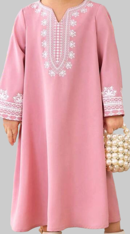 Noor's-Light Pink- Dress/Abaya