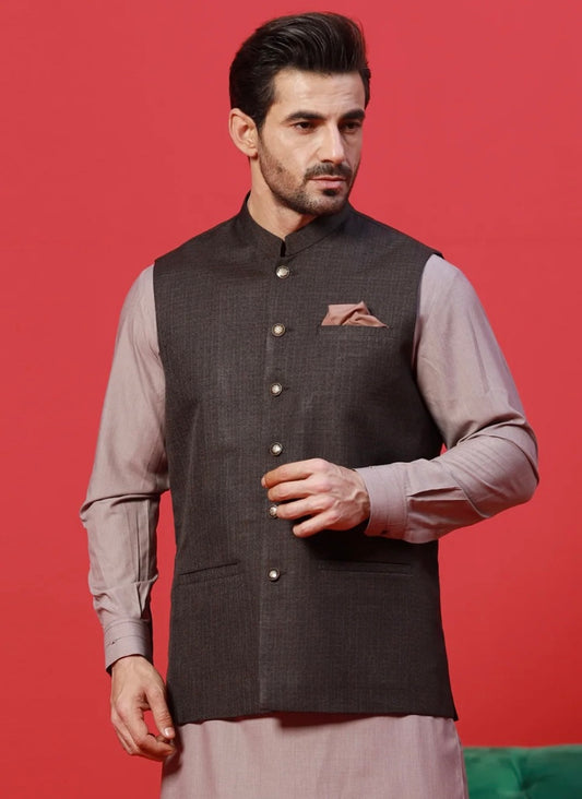 Ash Brown-waistcoat Gents-Brand: M.T.J