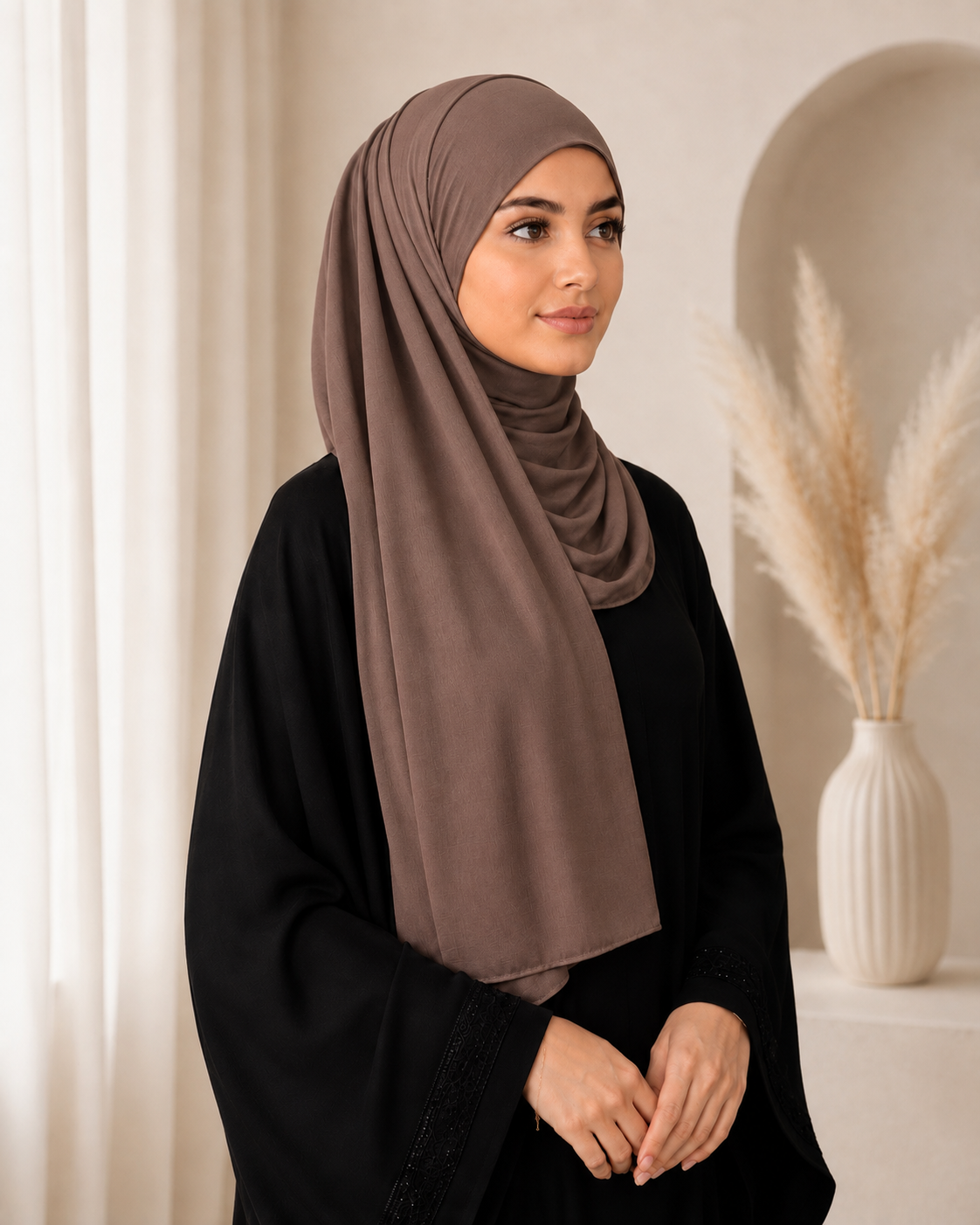 Model Hijab W/Matching Hijab Cap