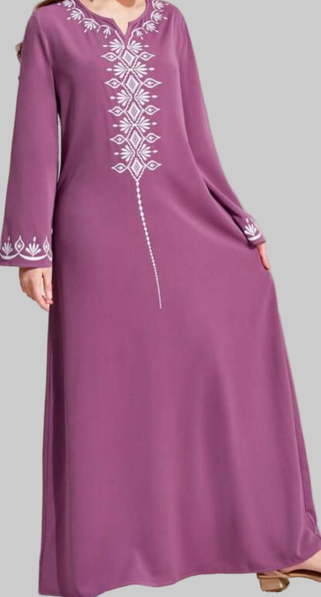 Noor's-Purple- Dress/Abaya