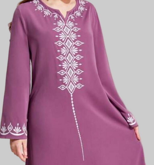 Noor's-Purple- Dress/Abaya