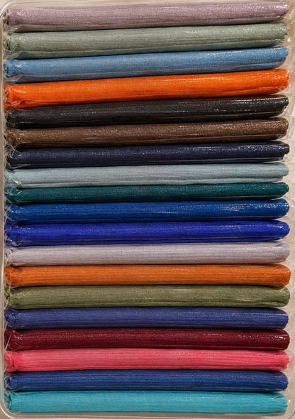 Fancy Chiffon Hijabs W/Shimmer Lines