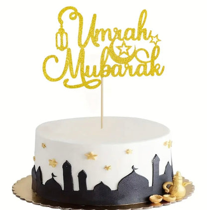 Umrah Mubarak Cake Decoration