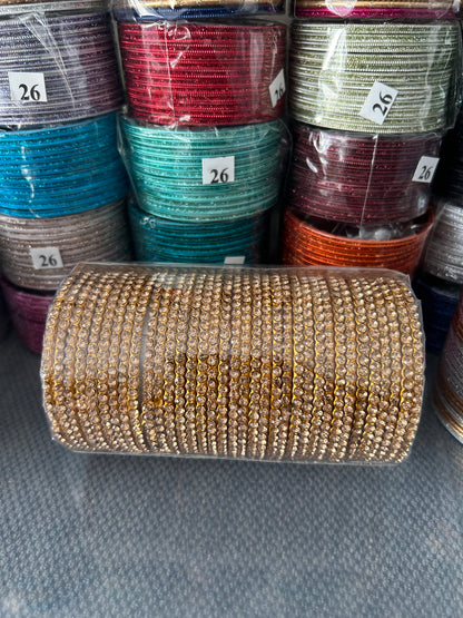 Golden-Metal Bangles-Ladies