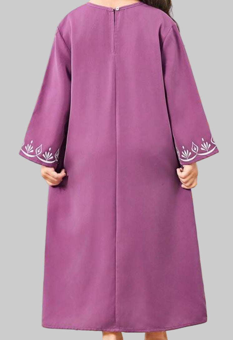 Noor's-Purple- Dress/Abaya