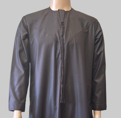 DarkBrown-Noor’s-Thobe/Jubba-Emirati Style