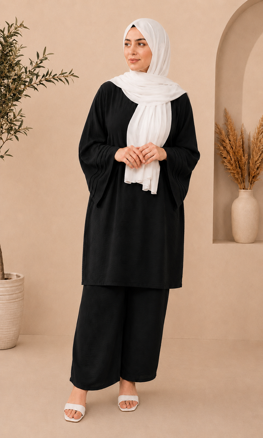 Medium Length Cord Set-Black