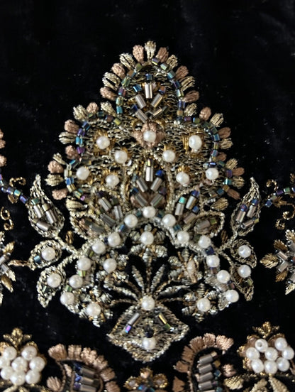 Black Velvet- Luxury Shawl