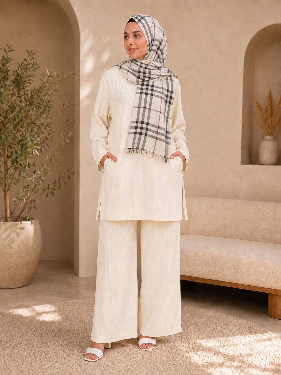 2- Printed Cotton Hijab