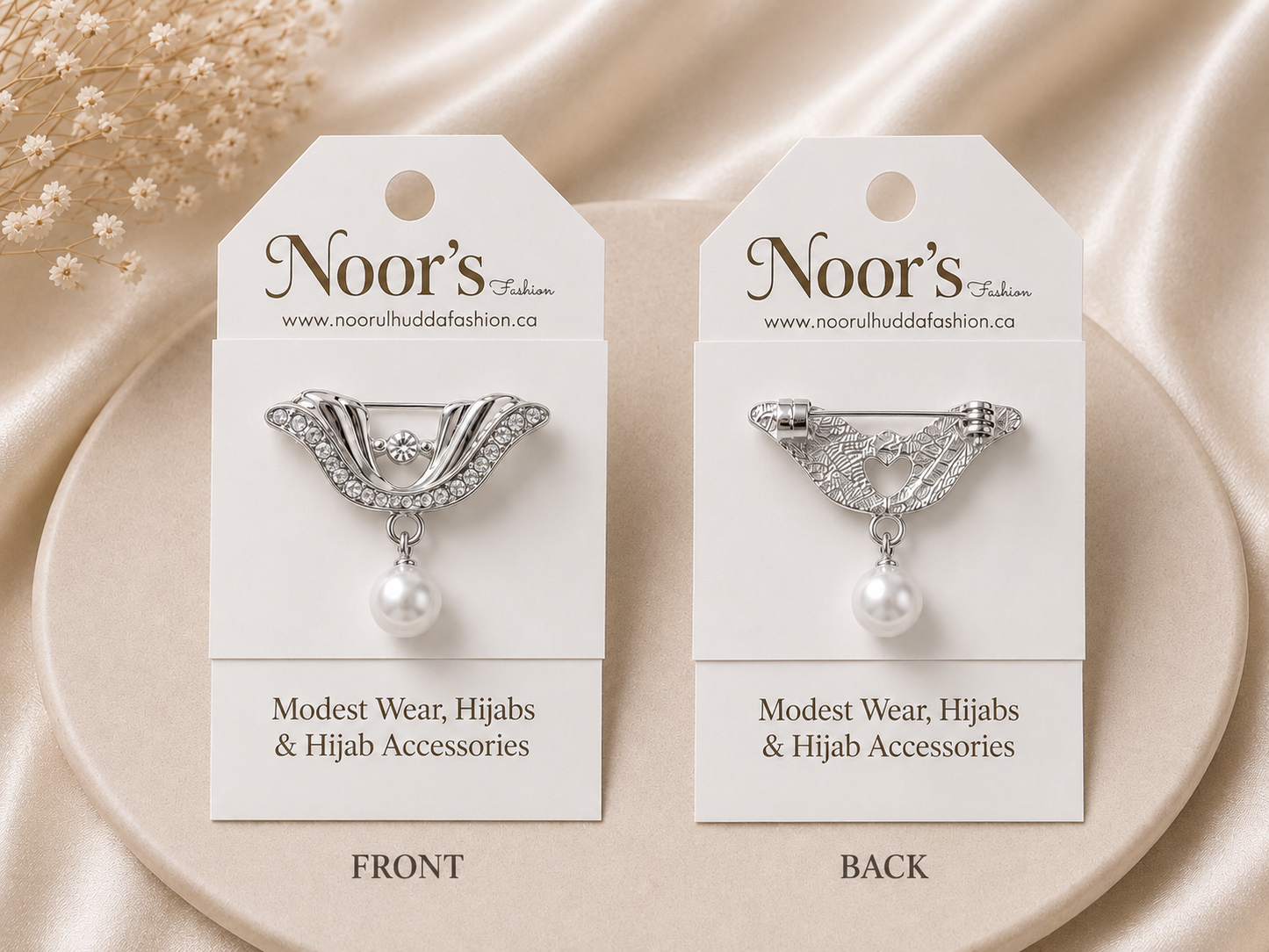 Pearl Brooch Pins