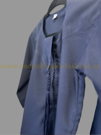 Navy Blue-Noor’s-Kids Thobes-Emirati Style