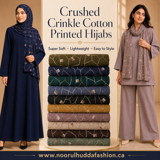 5- Printed Cotton Hijabs