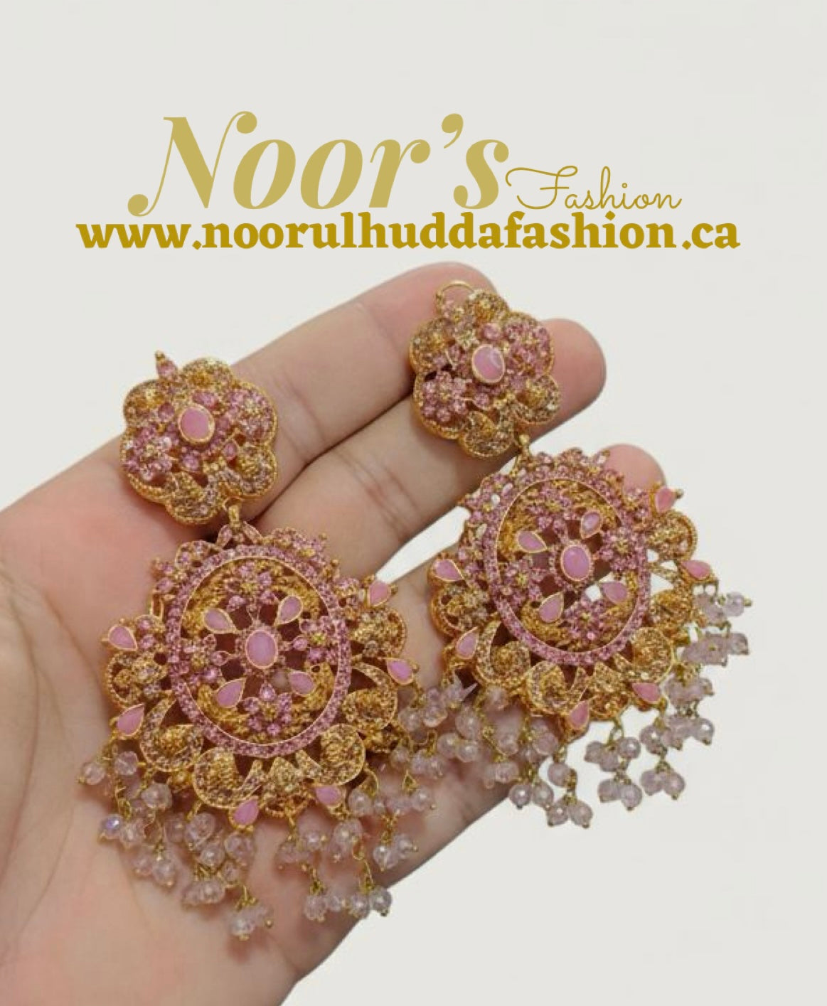 Light Pink-3D Zircon Stone Dangle Earrings