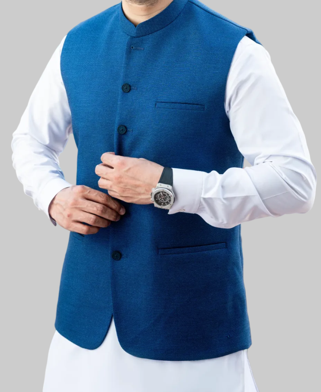 Royal Blue-waistcoat Gents-Brand: M.T.J