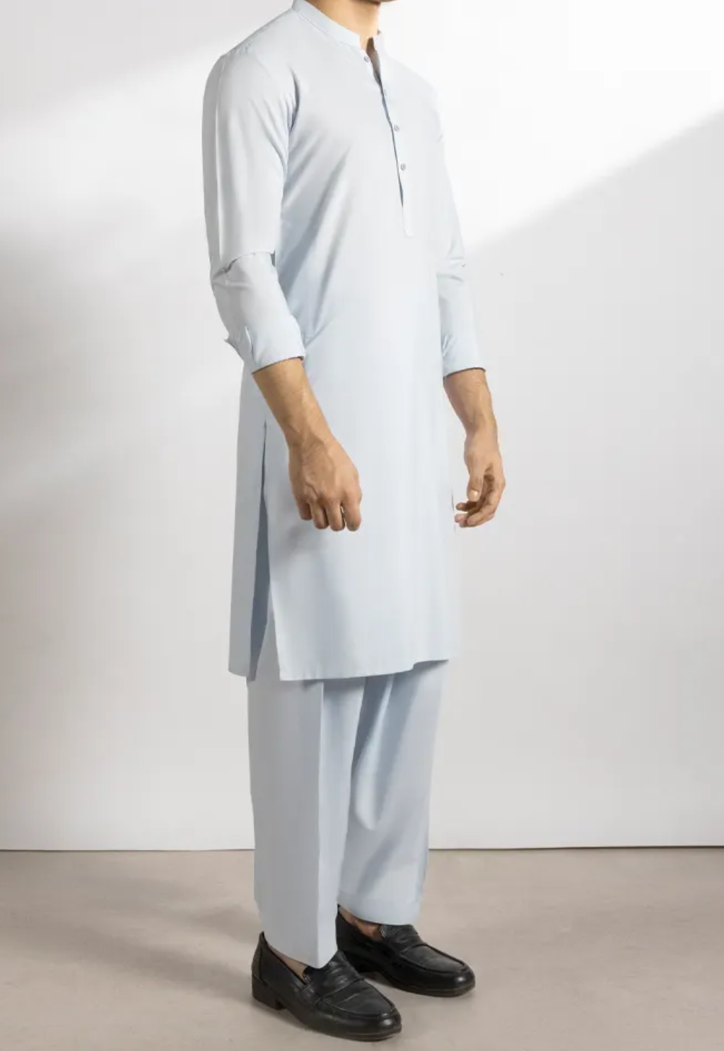 J. SkyBlue-Kameez Shalwar-Teen Boys