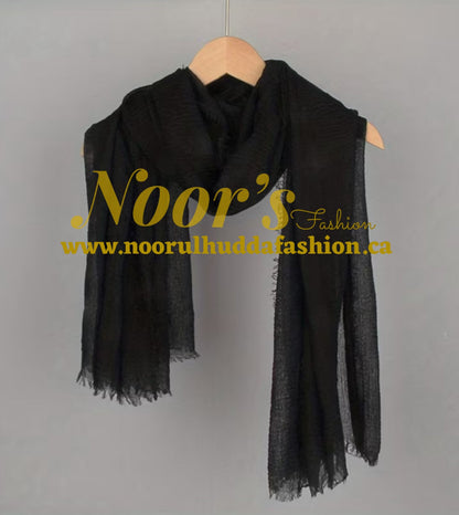 Crinkle Cotton Scarf