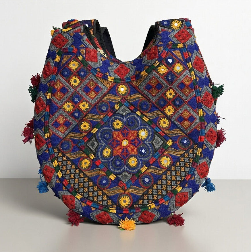 Ladies Shoulder Bags-Embroidered