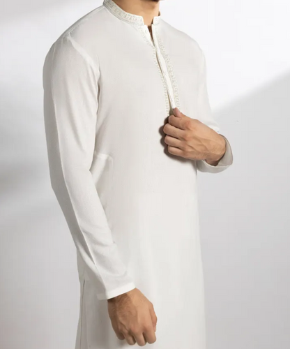 J. Off white-KameezShalwar-TeenBoys