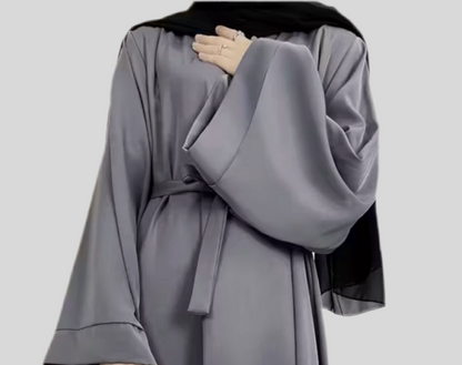 Noor’s-Grey Abaya-1pc