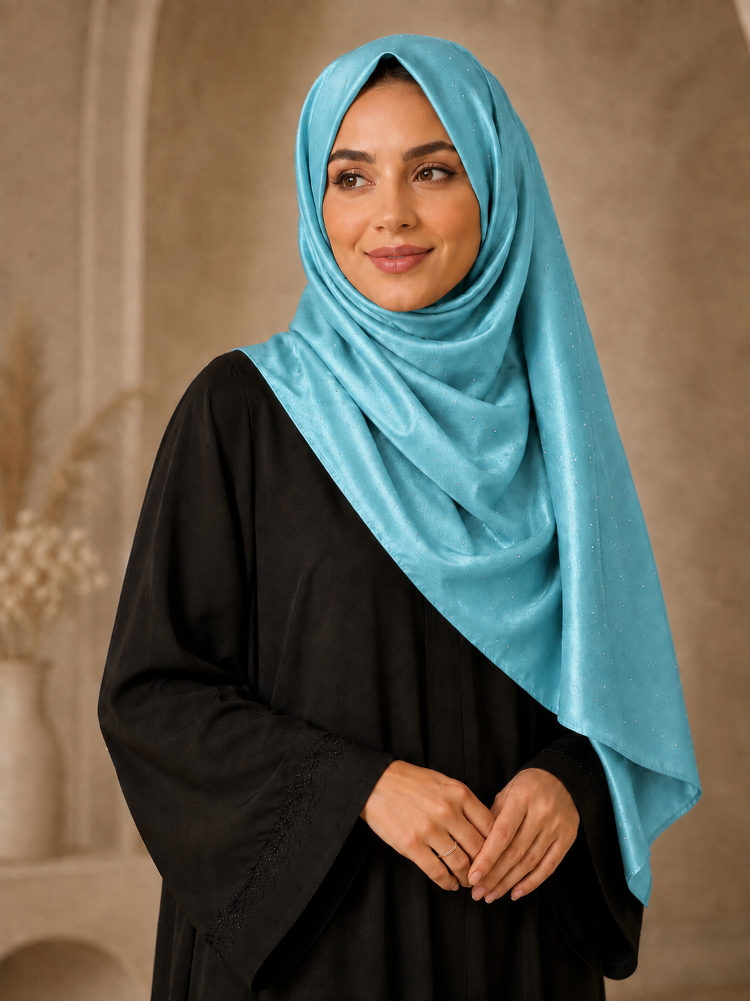 Satin Silk Fancy Hijabs