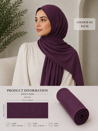 Large Size Jersey Hijab