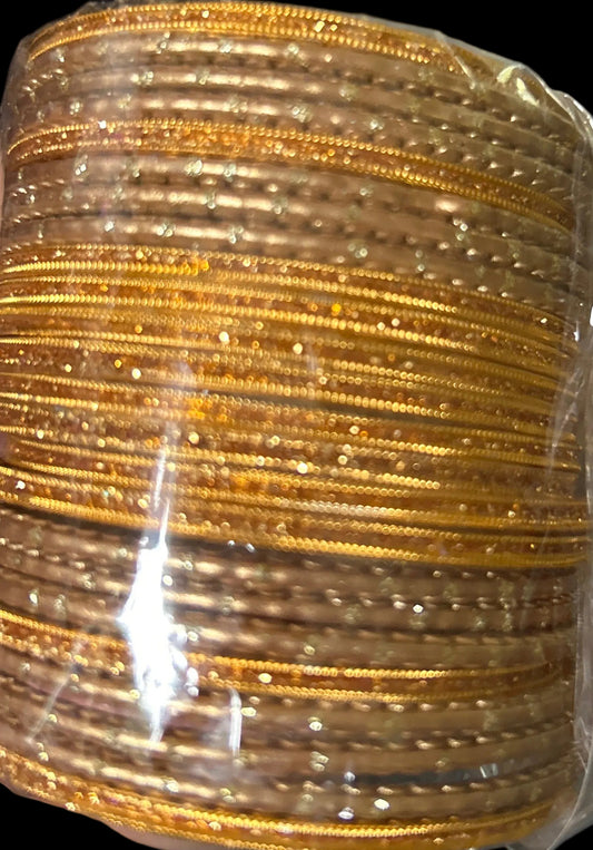 Size: 2.6 Yellow Gold & Gold Bangles