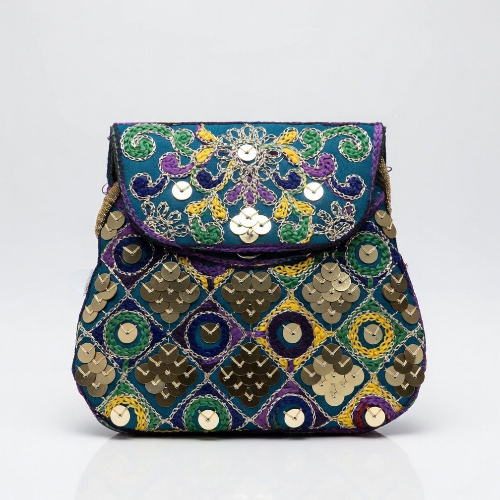 Teal Blue-kids Purse