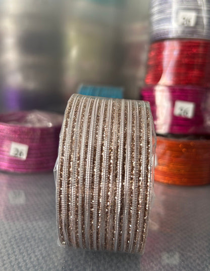 Metal Bangles-one size: 2.8-2.10