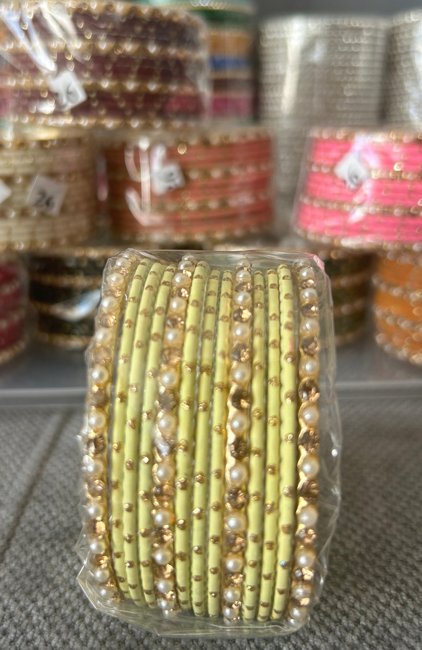 Metal Bangles-one size: 2.2