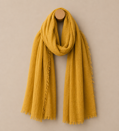 Crinkle Cotton Scarf