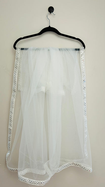 White Soft Net-Duppata
