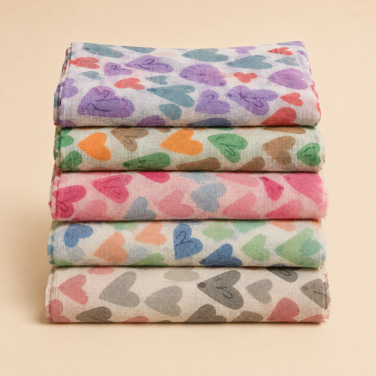 12- Printed Cotton Hijabs