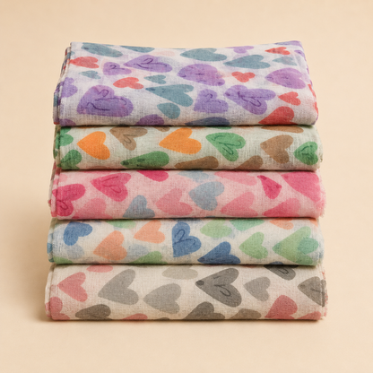 12- Printed Cotton Hijabs