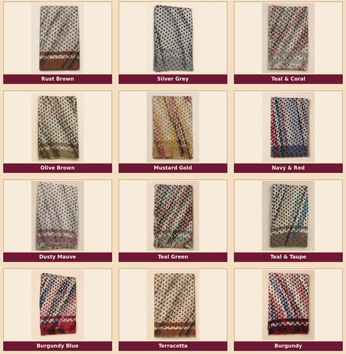 8- Printed Cotton Hijabs