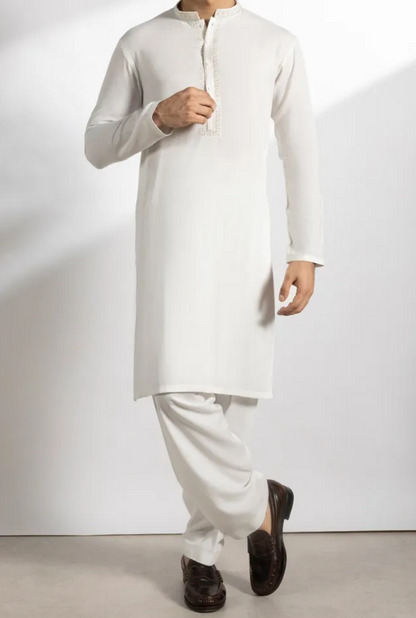 J. Off white-KameezShalwar-TeenBoys