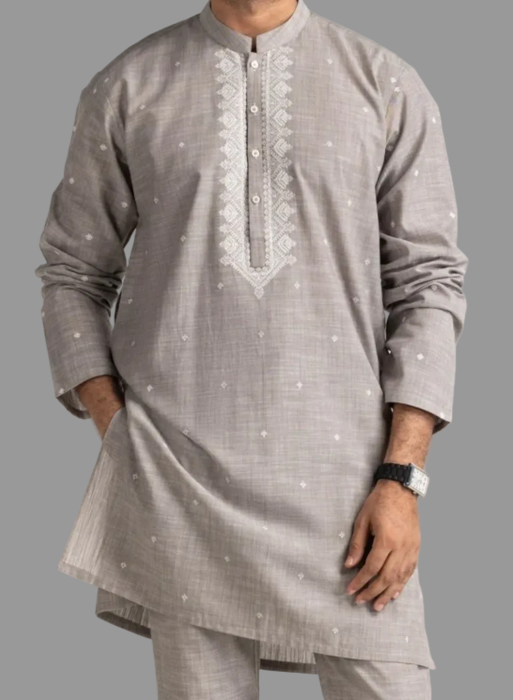 Gul Ahmed-Grey-Gents/TeenBoys